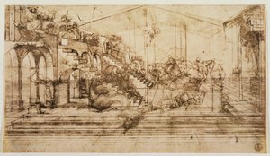 Perspective Study for the Background of The Adoration of the Magi